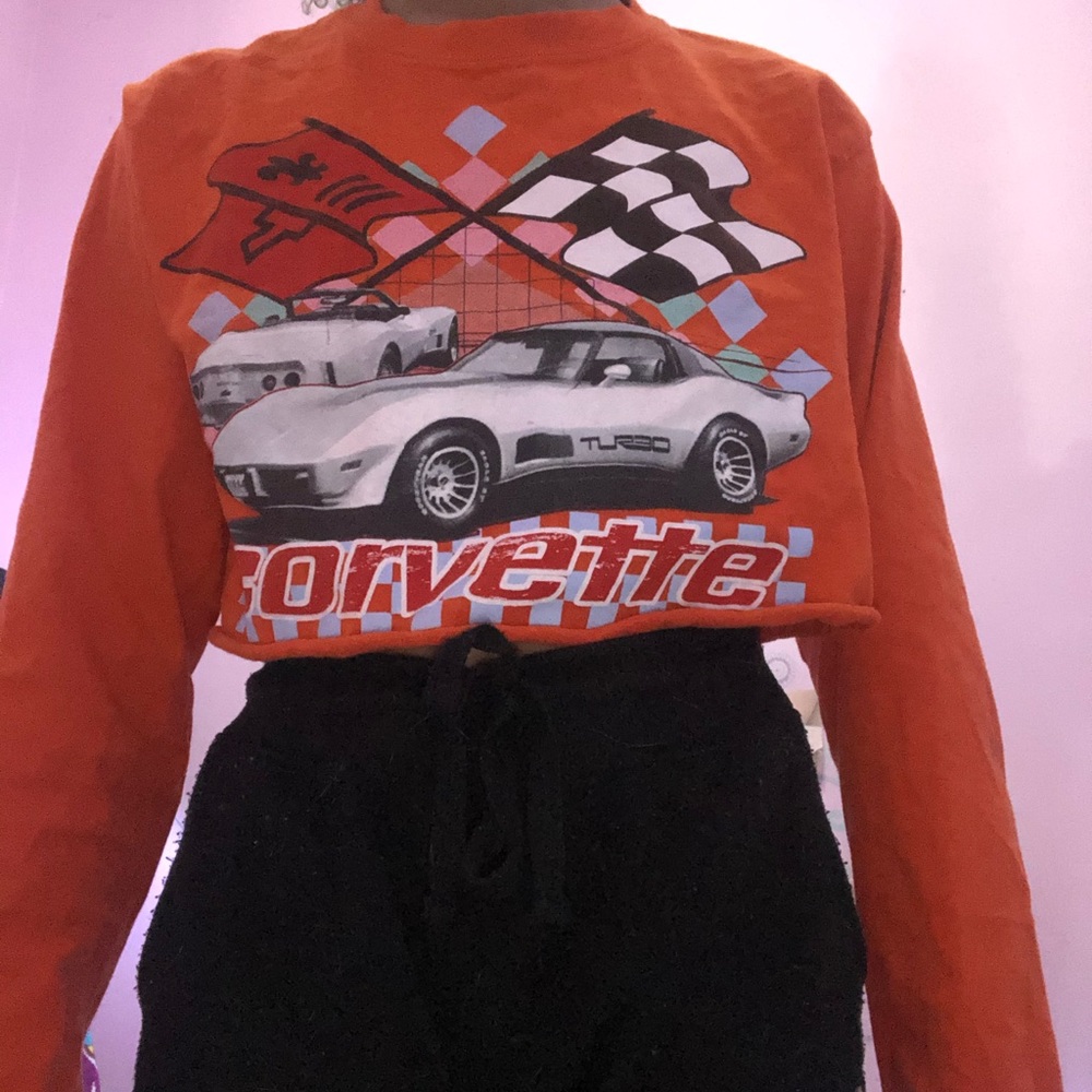 Orange Crop Top